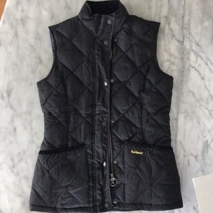 Barbour black vest